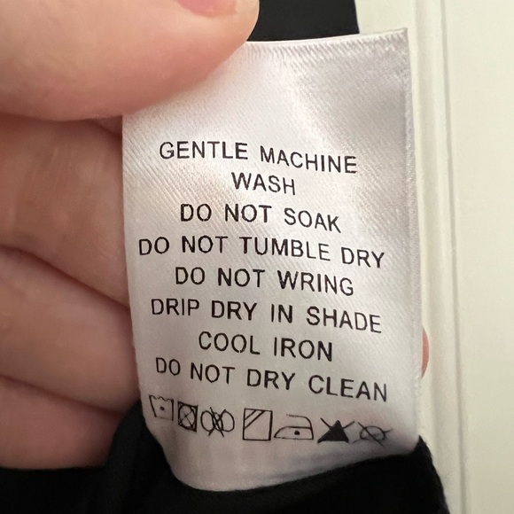 RUVE Black Satin Drawstring Mini Dress - Picture 9 of 9